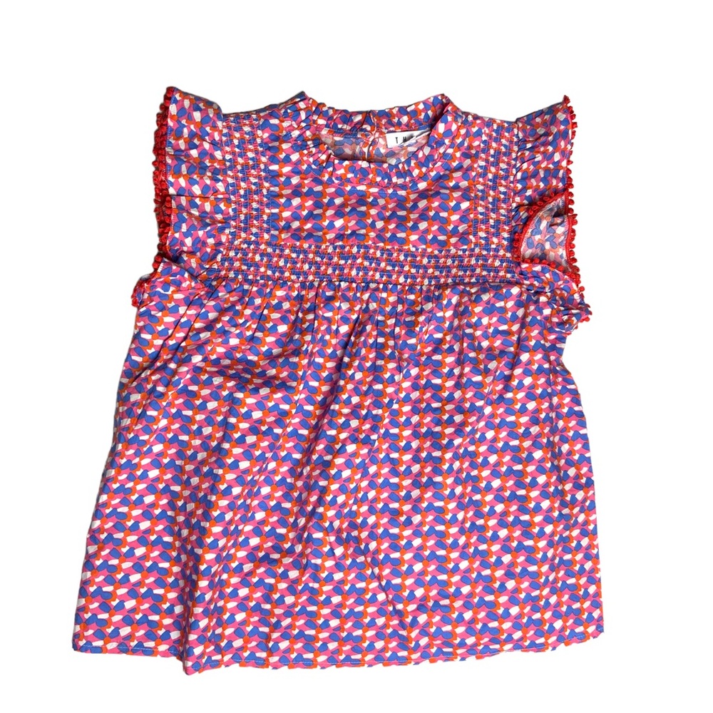 THML Colorful Geometric Women's Top